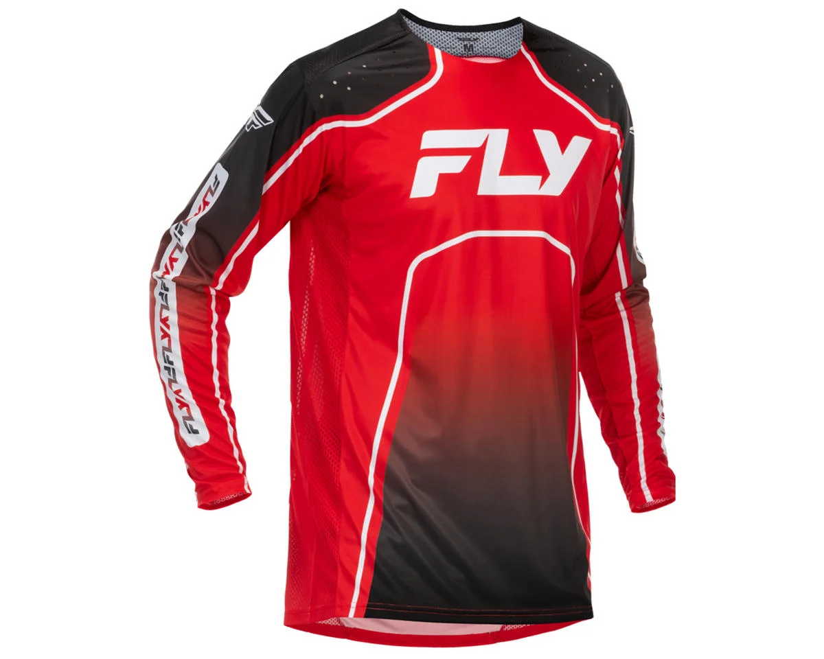 Fly Racing Youth Rayce Bicycle Jersey (Red/Black/White) (Youth M)